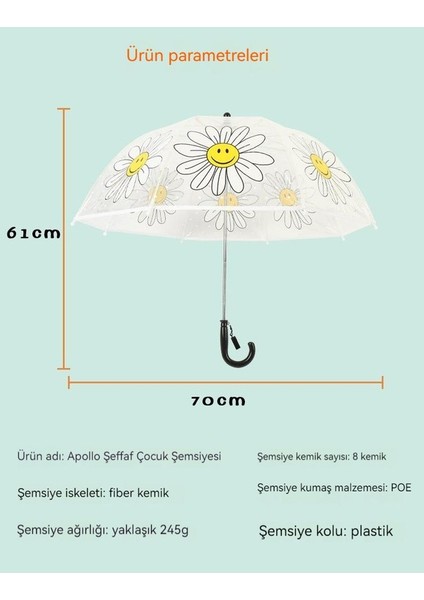 Kadın Uv Korumalı Şemsiye - Şeffaf (Yurt Dışından) indirimleri