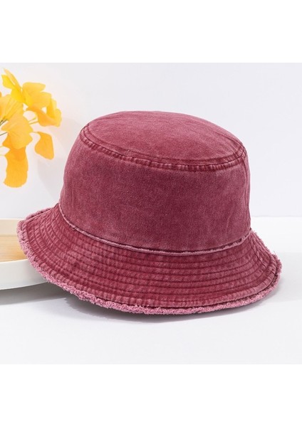 Güneş Koruyucu Balıkçı Şapkası Yaz Erkek ve Kadın Retro Ingiliz Şapkası Tüm Maç (Yurt Dışından)