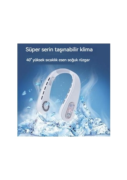 USB Mini El Fanı - Mavi (Yurt Dışından)