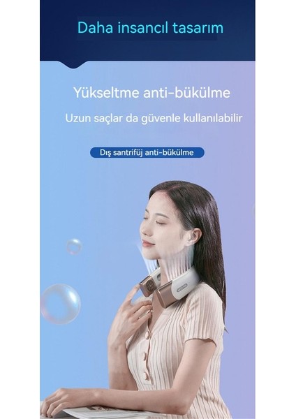 USB Mini El Fanı - Mavi (Yurt Dışından)