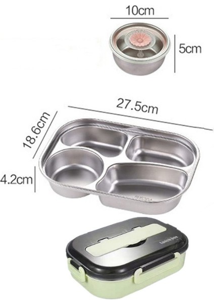 1.5l Paslanmaz Çelik Gurme Modern Öğle Yemeği Kutusu Bento Öğle Yemeği Kutusu (Yurt Dışından) fırsatları