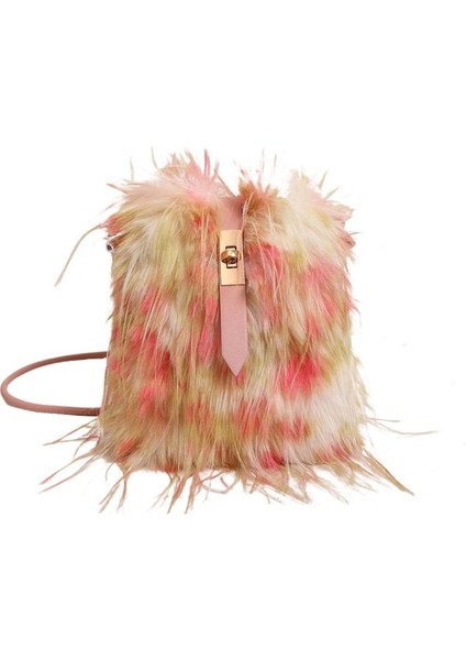Sonbahar ve Kış Yeni Moda Trend Peluş Bayanlar Crossbody Çanta (Yurt Dışından)