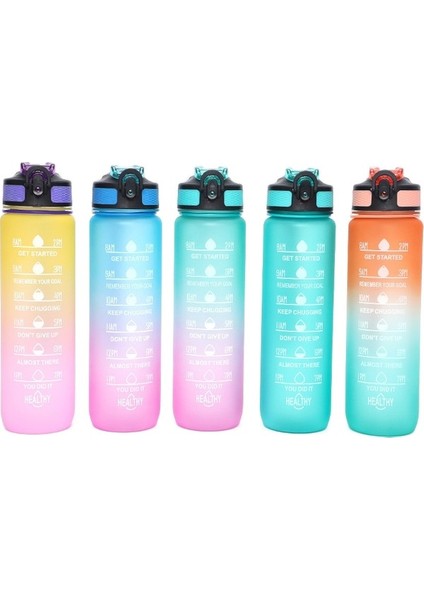 1000ML Taşınabilir Su Matı - Sarı / Pembe (Yurt Dışından)