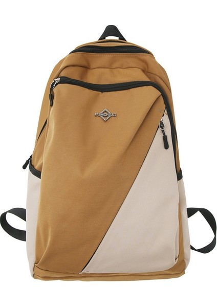 Yeni Üni Sırt Çantası Ins Üniversite Öğrencileri Basit Spor Okul Çantası Çok Yönlü Modaya Uygun Büyük Kapasiteli Okul Sırt Çantası (Yurt Dışından)