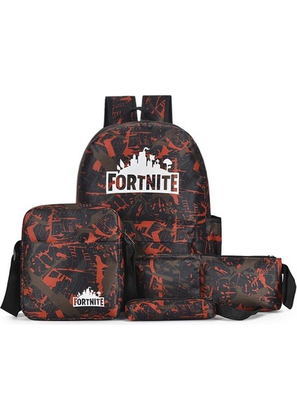 Uni Moda Aydınlık Sırt Çantası Büyük Kapasiteli Okul Çantası Rahat Spor Sırt Çantası Beş Parçalı Okul Sırt Çantası (Yurt Dışından)