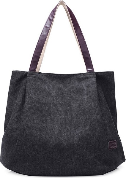 Büyük Kapasiteli Kanvas Çanta, Basit, Çok Yönlü ve Modaya Uygun Çapraz Askılı Kadın Omuz Çantası (Yurt Dışından) fiyatları