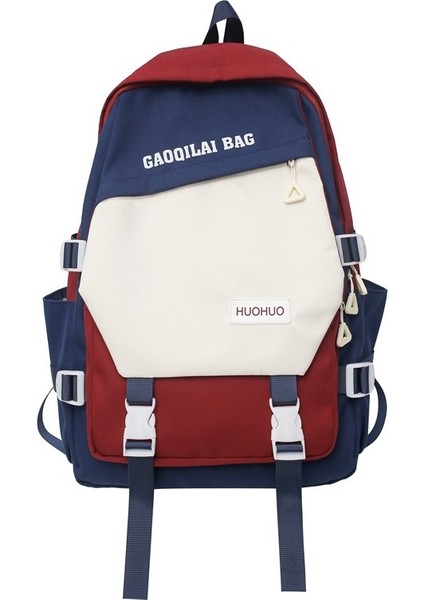 Basit Sırt Çantası, Ortaokul, Lise, Ilkokul Öğrencisi Okul Çantası, Büyük Kapasiteli Gündelik Seyahat Sırt Çantası (Yurt Dışından) fiyatları