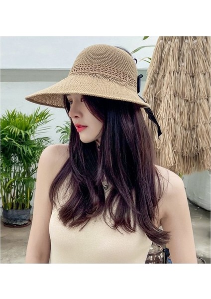 Kişiselleştirilmiş Hasır Şapka Yumuşak Hasır Geniş Kenarlı Güneş Şapkası (Yurt Dışından) fiyatları