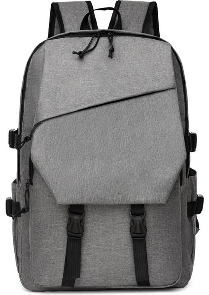 Işe Gidiş Sırt Çantası Erkek Moda Rahat Büyük Kapasiteli Açık Sırt Çantası Öğrenci Laptop Çantası (Yurt Dışından)