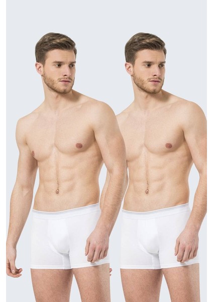 Erkek Likralı Boxer (2li Paket)