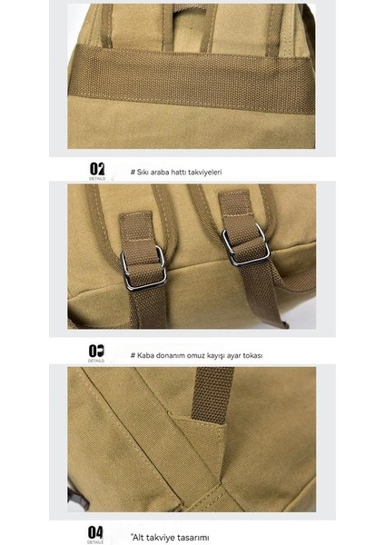 Yeni Uni Sırt Çantası Trendy Sokak Kanvas Okul Çantası Retro Rahat Seyahat Çantası Büyük Kapasiteli Trendy Serin Okul Çantası (Yurt Dışından) fiyatları