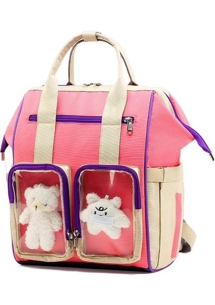 Mumya Çanta Omuz Büyük Kapasiteli Çok Fonksiyonlu Anne ve Bebek Çantası (Yurt Dışından)