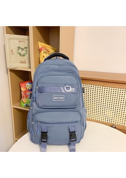 Ilkokul, Ortaokul ve Lise Öğrencileri Için Kanvas Okul Çantaları, Geniş Kapasiteli, Sade ve Güzel Görünümlü Sırt Çantaları (Yurt Dışından) fiyatları