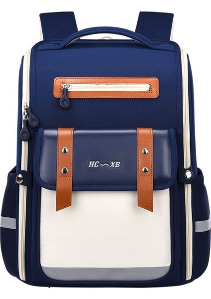 1-6. Sınıflardaki Kız ve Erkek Ilkokul Öğrencilerinin Ingiliz Tarzı Okul Çantaları (Yurt Dışından)