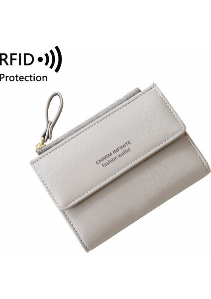 Kısa Cüzdan Rfıd Bayan Cüzdanı Çoklu Kart Yuvaları (Yurt Dışından) fiyatları