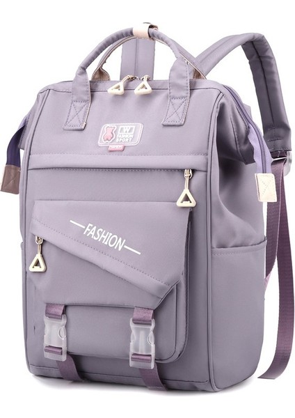 Anne Çantası Açık Hava Rahat Sırt Çantası Basit Büyük Kapasiteli Öğrenci Sırt Çantası (Yurt Dışından)