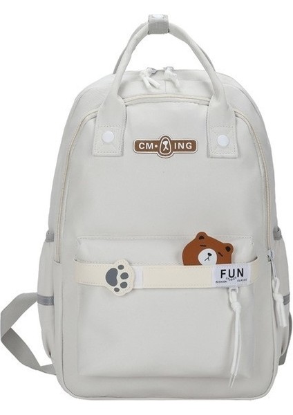 Büyük Kapasiteli Okul Çantası Lise Kadın Üniversite Öğrencisi Lise Öğrencisi Sırt Çantası Rahat Sırt Çantası (Yurt Dışından) fiyatları