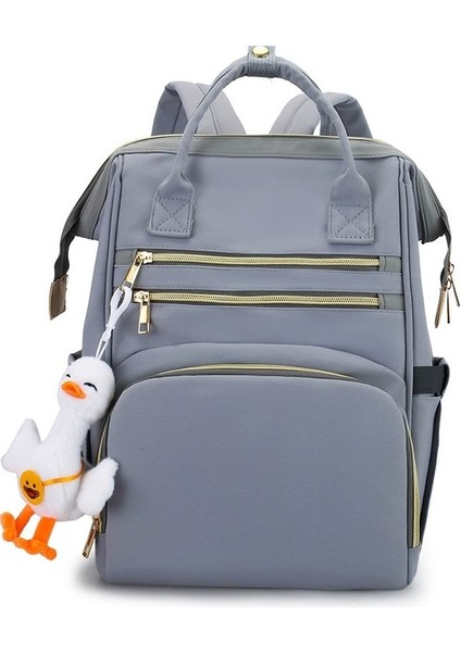 Çok Fonksiyonlu Anne Çantası, Sıcak Anne Tarzı, Basit Düz Renk, Büyük Kapasiteli, Sırt Çantası, Şişe, Bebek Bezi, Doğum Çantası (Yurt Dışından)