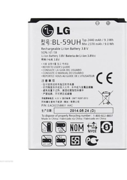 Lg Optimus L70 Pil Batarya D320 BL-52UH