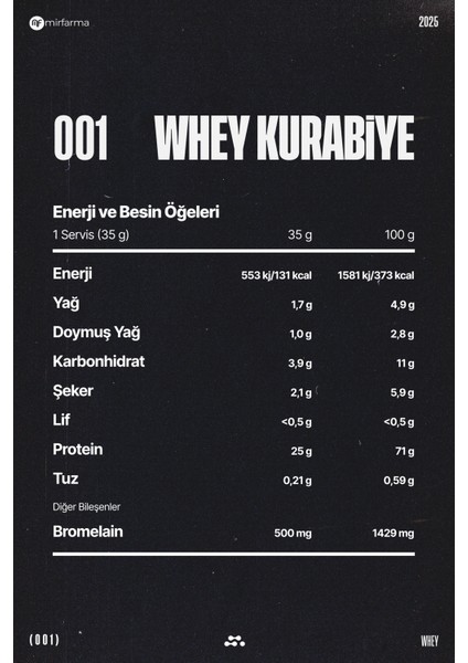 Whey Protein Kurabiye 1050 G - 30 Servis modelleri