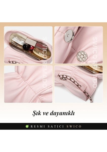 Kadınlar Için Fiyonk Şekilli Moda Omuz Çantası (Yurt Dışından) fırsatları