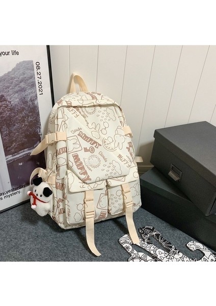 Büyük Kapasiteli Moda Üniversite Öğrencisi Sırt Çantası (Yurt Dışından)