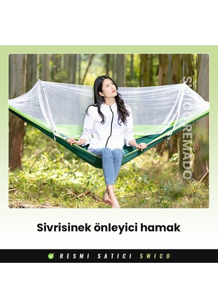 Cibinlikli Büyük Hamak - Koyu Yeşil (Yurt Dışından)