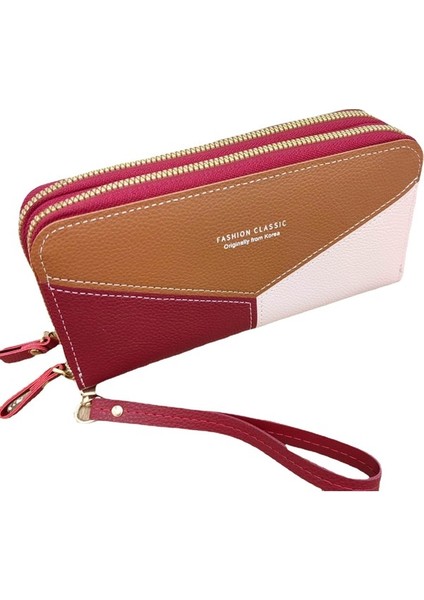 Modaya Uygun Dikişli Büyük Kapasiteli Bozuk Para Cüzdanı (Yurt Dışından) modelleri