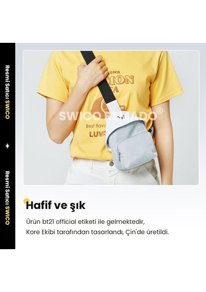 K-Pop Sevimli Karikatür Çapraz Çanta (Yurt Dışından)