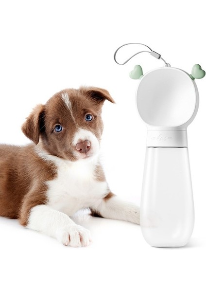 Portatif Köpek Su Şişesi 600 ml - Pembe (Yurt Dışından)