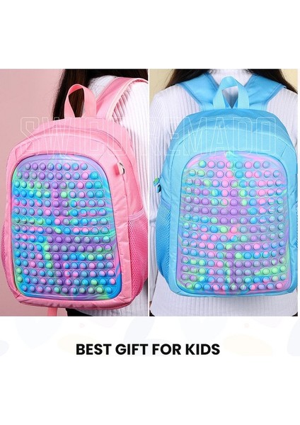 Pop It Özellikli Ilkokul Çantası - Pembe (Yurt Dışından) indirimleri
