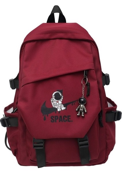 Sırt Çantası Erkek Rahat Basit Öğrenci Sırt Çantası Hafif Büyük Kapasiteli Lise Öğrencisi Ortaokul Öğrencisi Sırt Çantası (Yurt Dışından)