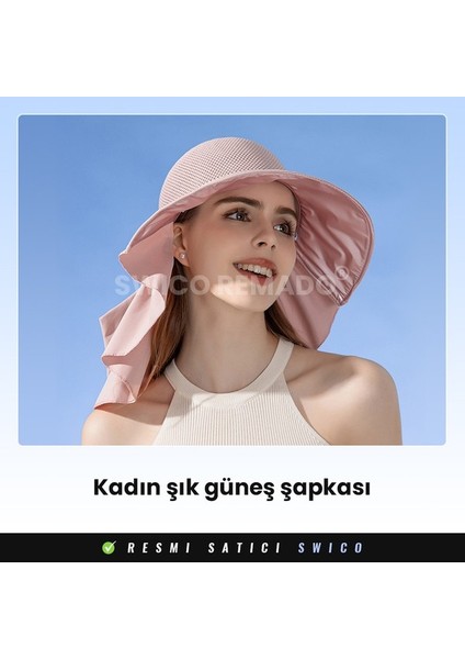 Boyun Kapaklı Kadın Güneş Şapkası (Yurt Dışından) modelleri