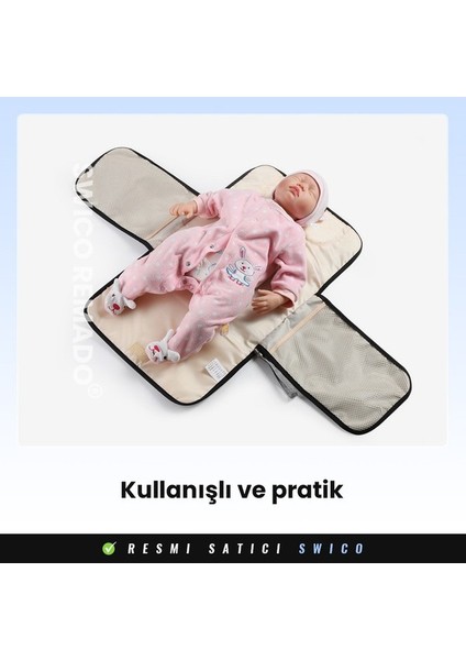Taşınabilir ve Katlanabilir Alt Değiştirme Pedi (Yurt Dışından)