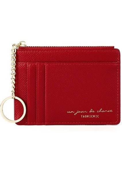 Bayanlar Çok Kartlı Fermuarlı Bozuk Para Cüzdanı (Yurt Dışından)