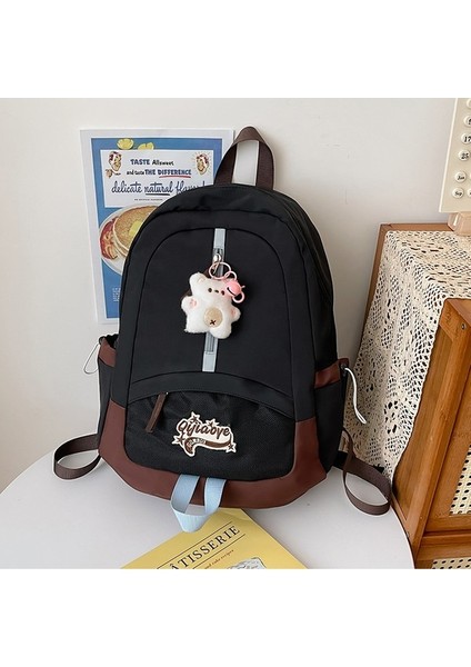 Öğrenci Okul Çantası Kadın Üniversite Öğrencisi Sırt Çantası Sırt Çantası Erkek Rahat Üst Düzey Hafif (Yurt Dışından)