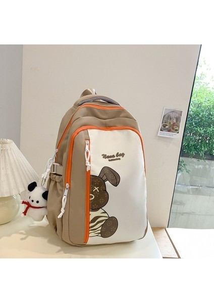 Sırt Çantası Lise Büyük Kapasiteli Sırt Çantası Kadın Ilköğretim Okulu Ortaokul Öğrencisi Çok Bölmeli Okul Çantası (Yurt Dışından)