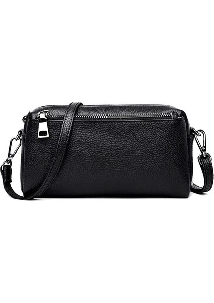 Moda Rahat Omuz Crossbody Çanta Ilk Katman Inek Derisi El Çantası (Yurt Dışından)