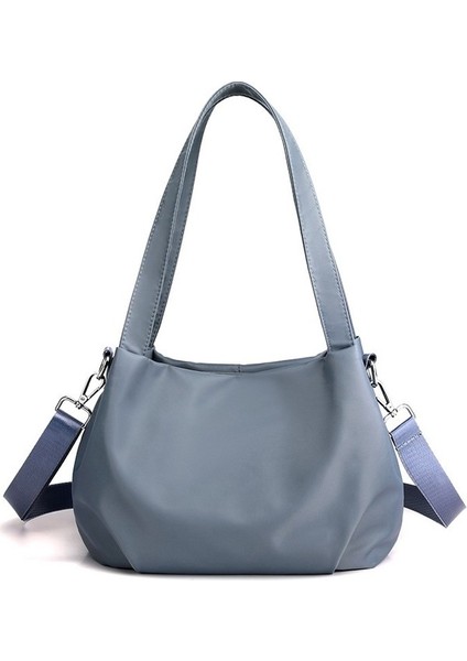 2024 Yeni Moda Naylon Bez Çanta Trendy Omuz Crossbody Çanta Hafif Çok Yönlü Rahat Çanta Küçük Taze Çanta (Yurt Dışından) fiyatları