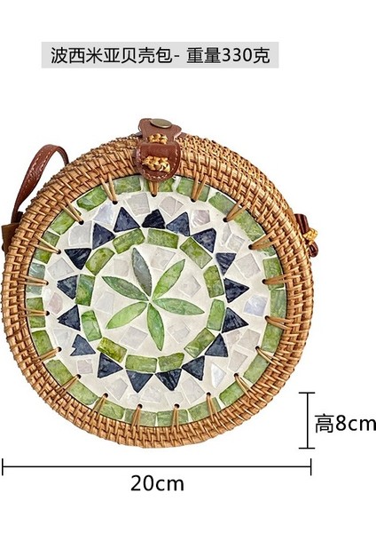 Kadınlar Için Hafif Lüks Deniz Kabuğu Çok Yönlü Küçük El Yapımı Işlemeli Deniz Kabuğu Mini Çapraz Askılı Çanta (Yurt Dışından) fiyatları