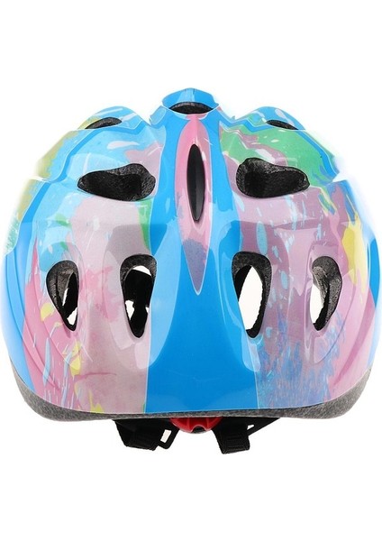 7 Adet Çocuk Paten Bisiklet Kask Ekipmanı Mavi (Yurt Dışından)