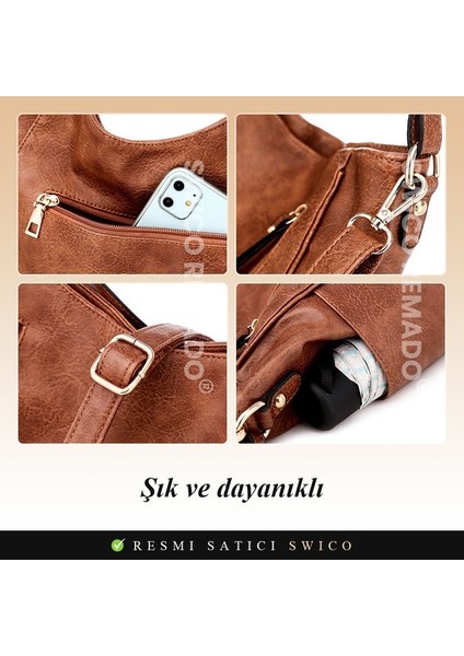 Kadınlar Için Büyük Kapasiteli Omuz Çantası Tote Çanta (Yurt Dışından) fırsatları