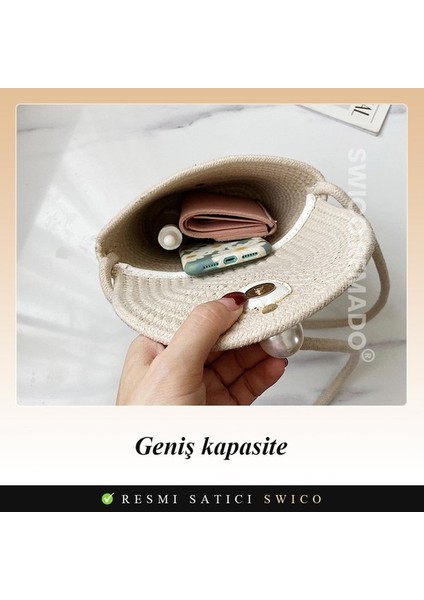 Yaz Plaj Çantası Pamuklu Dokuma Omuz Çantası (Yurt Dışından) fiyatları