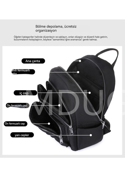 Casual Kadın Oxford Sırt Çantası Şık Basit Kentsel Banliyö Seyahat Sırt Çantası (Yurt Dışından) fiyatları