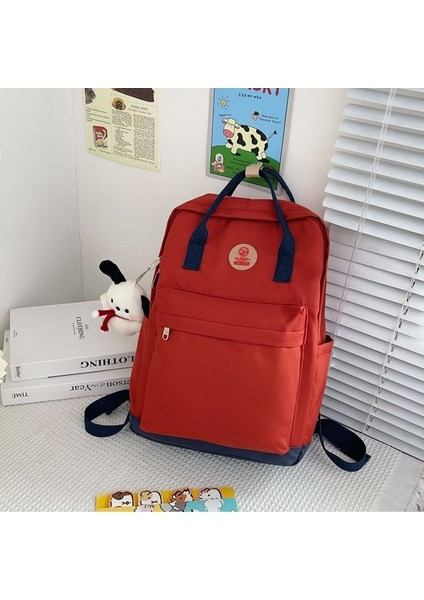 Ortaokul ve Lise Öğrencileri Için Basit ve Şık Okul Çantası, Taşınabilir Çok Amaçlı Sırt Çantası (Yurt Dışından)