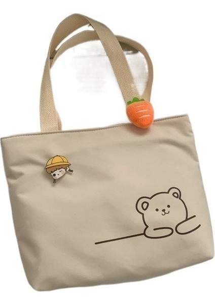 Basit Naylon Omuzdan Askili Çanta El Çantası Küçük Kare Çanta (Yurt Dışından)