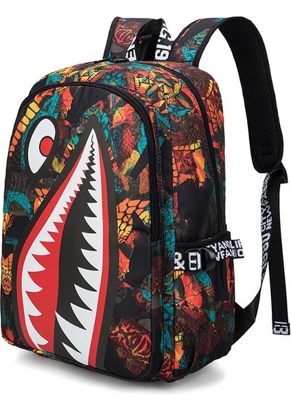Ortaokul Öğrencileri Için Moda Trendi Hafif ve Basit Kişilik Sırt Çantası (Yurt Dışından)
