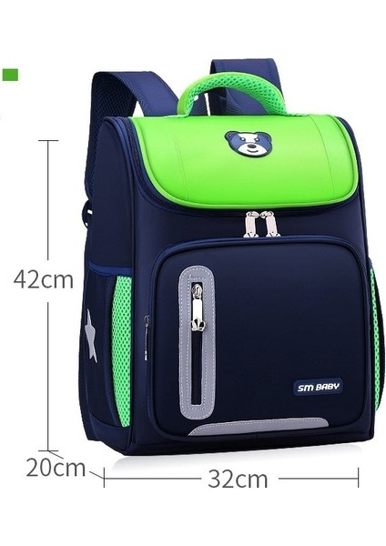 1-6. Sınıflar Için Ilkokul Öğrencilerine Yönelik Okul Çantaları, Omurga Koruyucu ve Yük Azaltıcı Erkek ve Kadın Okul Çantaları (Yurt Dışından)