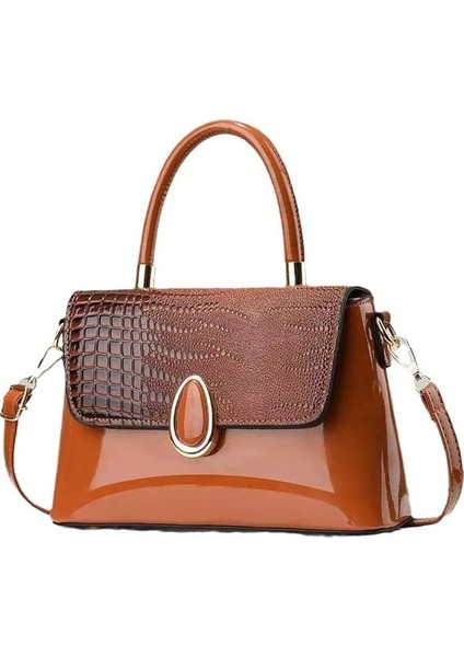 Kadınlar Için Yeni Kare Rugan Çanta Çanta Zincir Omuz Crossbody Çanta (Yurt Dışından)