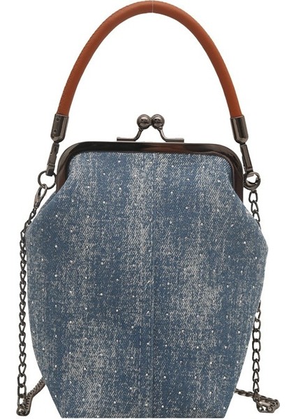 Moda Gündelik Kot Çanta Edebi Çanta Çok Yönlü Bayan Işe Gidip Gelme Çapraz Askılı Cep Telefonu Çantası Trend (Yurt Dışından)